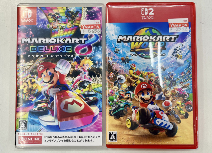 スイッチ2のパッケージは真っ赤になり、紙のデザインが見えにくくなったので、このようなデザイン的な遊びを行うソフトは減る