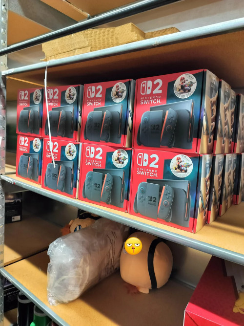 ニンテンドースイッチ2向けのソフトも多くのお店に既に到着しているそうです