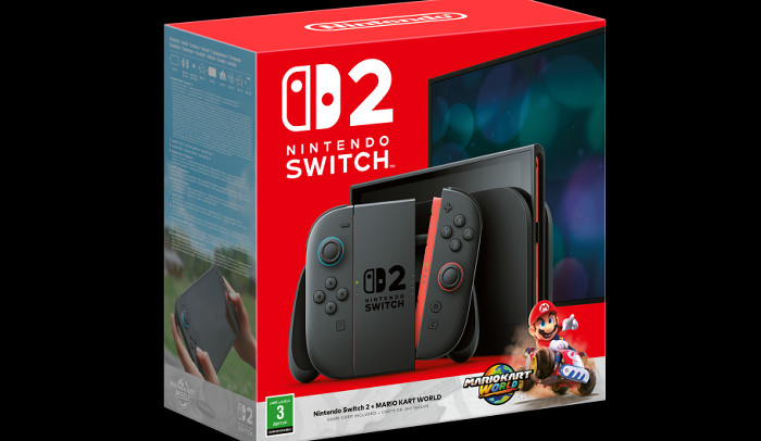 マリカワールド同梱スイッチ2にパッケージ
