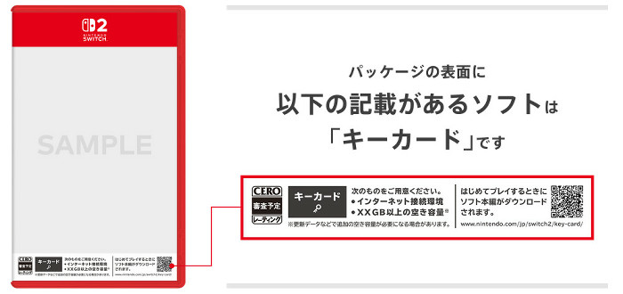 スイッチ1も該当しますが、今から増やす意味はあまりなさそうなこともあり、今後、特にスイッチ2用のゲームカードの最大容量が増える可能性が出て来た