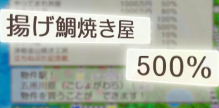桝田氏によると桃鉄に登場する食べ物関連の物件は、さくまあきら氏がおいしいと思ったものほど収益率が高い物件になっているそうです
