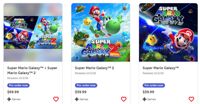 「スーパーマリオ 3Dコレクション」を持っている人がその続きのマリギャラ2だけを遊びたい場合、パッケージ版だとまたマリギャラ1を含んだ69.99ドルのものしか購入できないという部分も批判