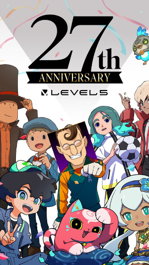 レベルファイブと言えば妖怪ウォッチというぐらいのキャラクターなので、27周年の記念ビジュアルに掲載なしというのは残念