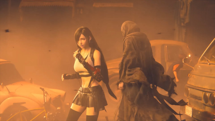 FF7リメイクのクラウドは「髪が非常に重い」状態であり、PS5版などと同様のポリゴン数ではスイッチ2版に登場させることが出来ないので、スイッチ2版では特に高負荷なクラウドの髪を犠牲にする