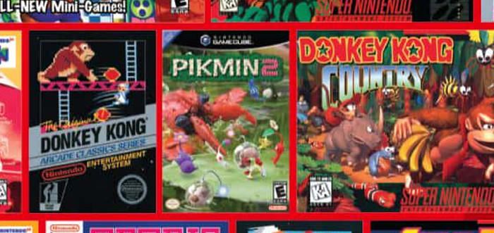 現時点では配信されていないゲームキューブ「メトロイドプライム2 ダークエコーズ」とゲームキューブ「ピクミン2」のパッケージ画像も登場