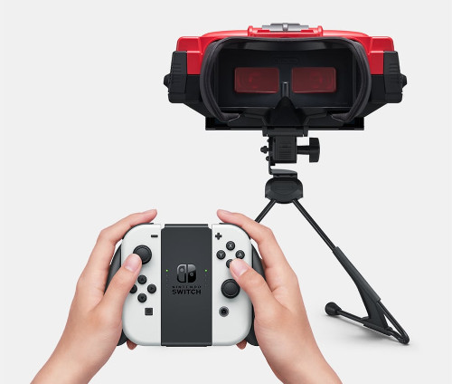その装置として、任天堂は「バーチャルボーイ for Nintendo Switch 2/Nintendo Switch」（9980円）というものを発売