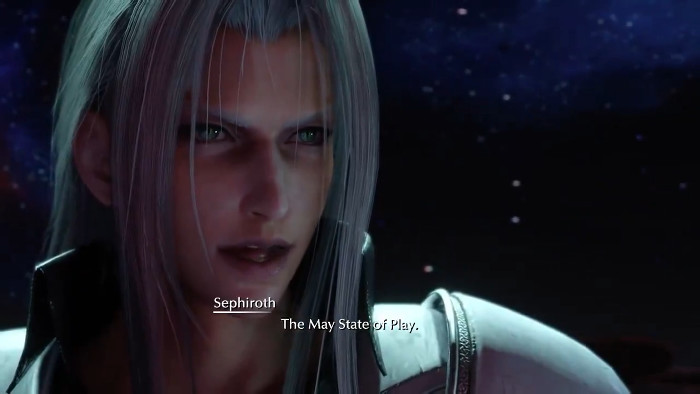 このセフィロスは、FF7リメイク3作目の新情報を諦めるな、また5月に新たなステプレが配信される、きっとそこで新情報が出るんだとして、FF7リメイク3作目の新情報が出なかったつらい現実から逃避する