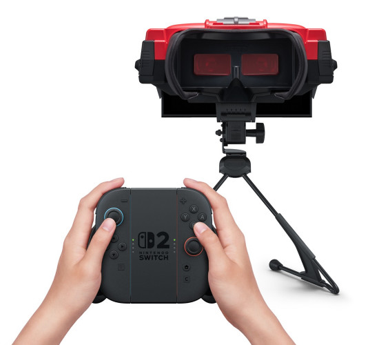 バーチャルボーイSwitchの立体視用のレンズがニンテンドーラボのVRゴーグルと実質同じだったということで、公式には案内や推奨されていませんが、ニンテンドーラボのVRに対応するソフトをバーチャルボーイSwitchの機器を通じて遊ぶことが出来る