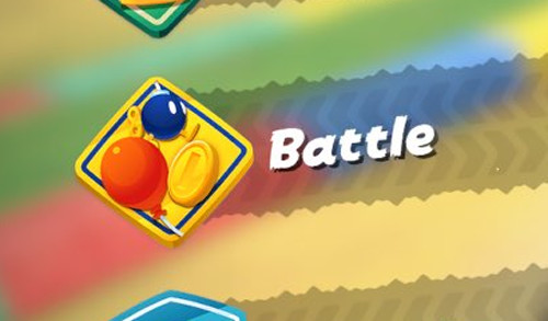 現在の「マリオカート ワールド」のバトルモードのアイコンは上のようなものなので、新たに公式サイトに掲載されたものには「Battle」のアイコンの中に「ボムへい」が