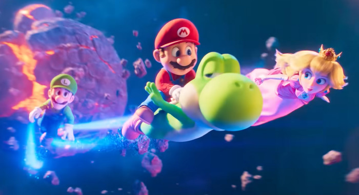 マリオ映画の第2弾の日本の初週の興収は前作を下回る状態になっています