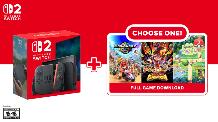 どうやらアメリカでのスイッチ2本体の販売は、値上げ前に徐々にこの同梱版のみに変わっていくとみられています