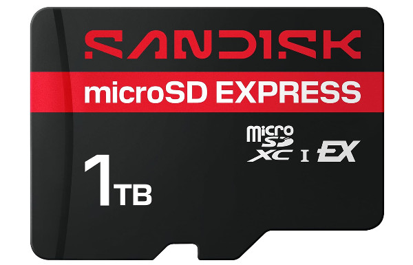 スイッチ2対応の1TBのマイクロSD Expressカードです