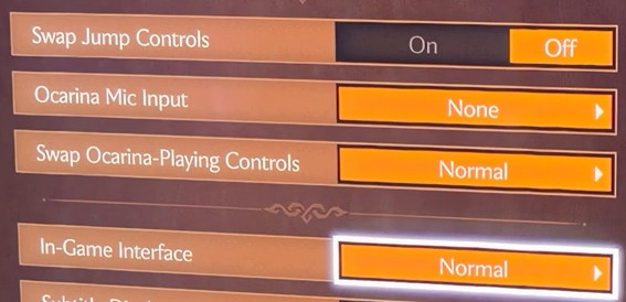 ノーマルのモードはインターフェイスは通常通りの画面表示であり、プロモードはハート（体力）の表示などが消えて最低限の画面表示となります