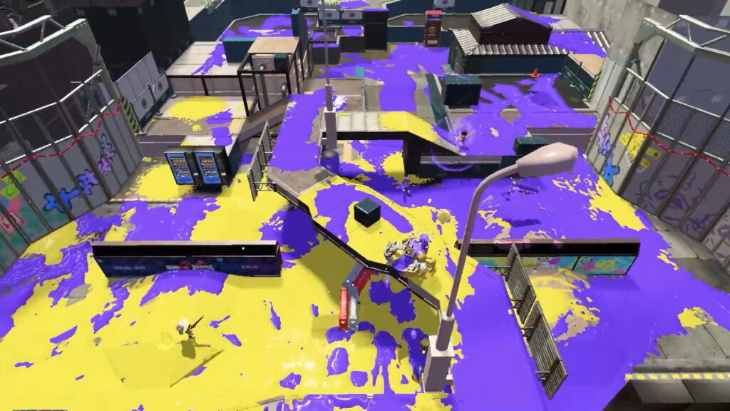 スプラトゥーン3、縦長感が少な目のゴンズイ地区の開発途中のマップ | ゲームメモ