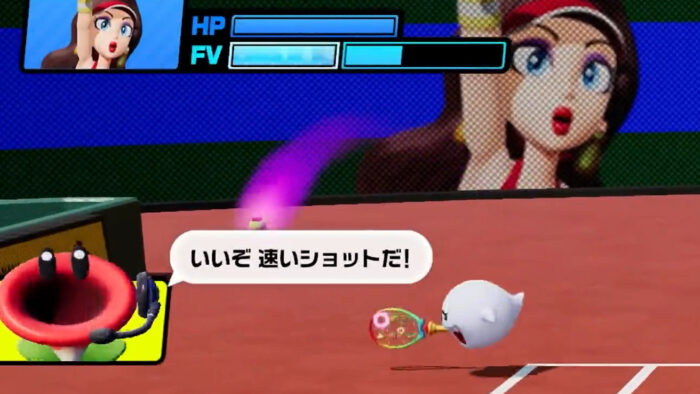 マリオテニス フィーバー、おしゃべりフラワーがハマるソフトに