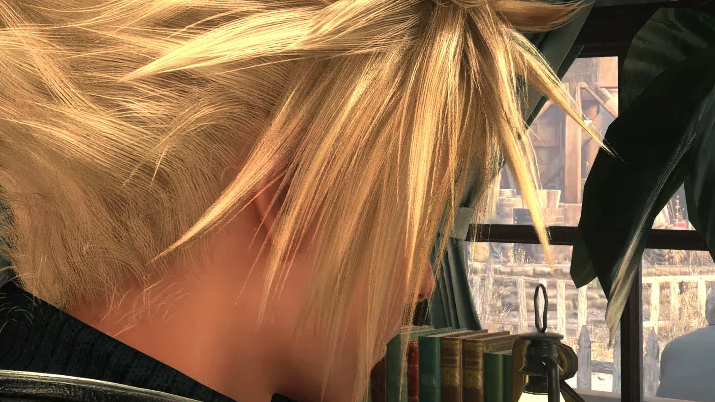 ファイナルファンタジー7 リバース、クラウドの髪の毛をアピール。PSSR