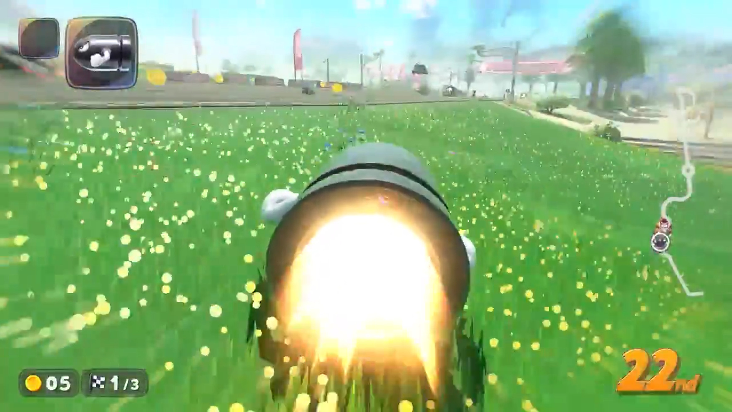 マリオカートワールド、キラーが賢くなる。不自然な走行