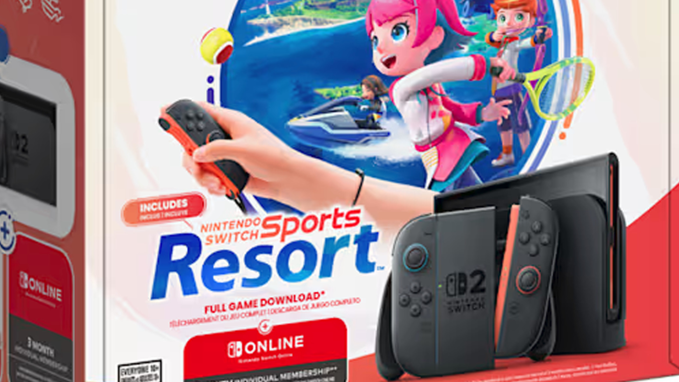 スイッチ2、Nintendo Switch Sports Resortとの同梱版。値上げを和らげる